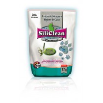Areia Sanitaria Felina Sílica Siliclean - 1,8 kg