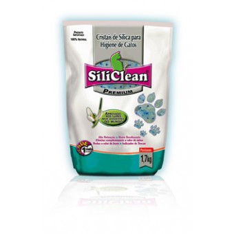 Areia Sanitaria Felina Sílica Siliclean - 1,8 kg Areia Sanitaria Felina Sílica Siliclean - 1,8 kg